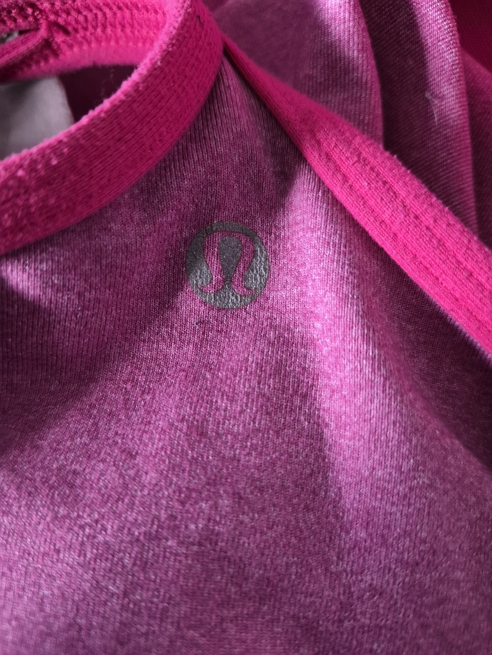 Lululemon Power Y Tank 8 Heathered Dark Berry Yoga Pilates Sporty Athleisure - Picture 7 of 8